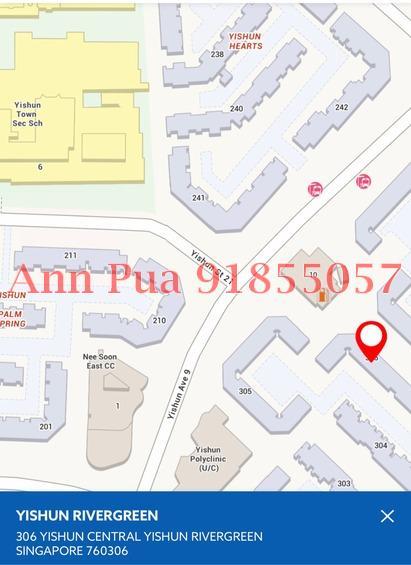 Blk 306 Yishun Central (Yishun), HDB 5 Rooms #163819212